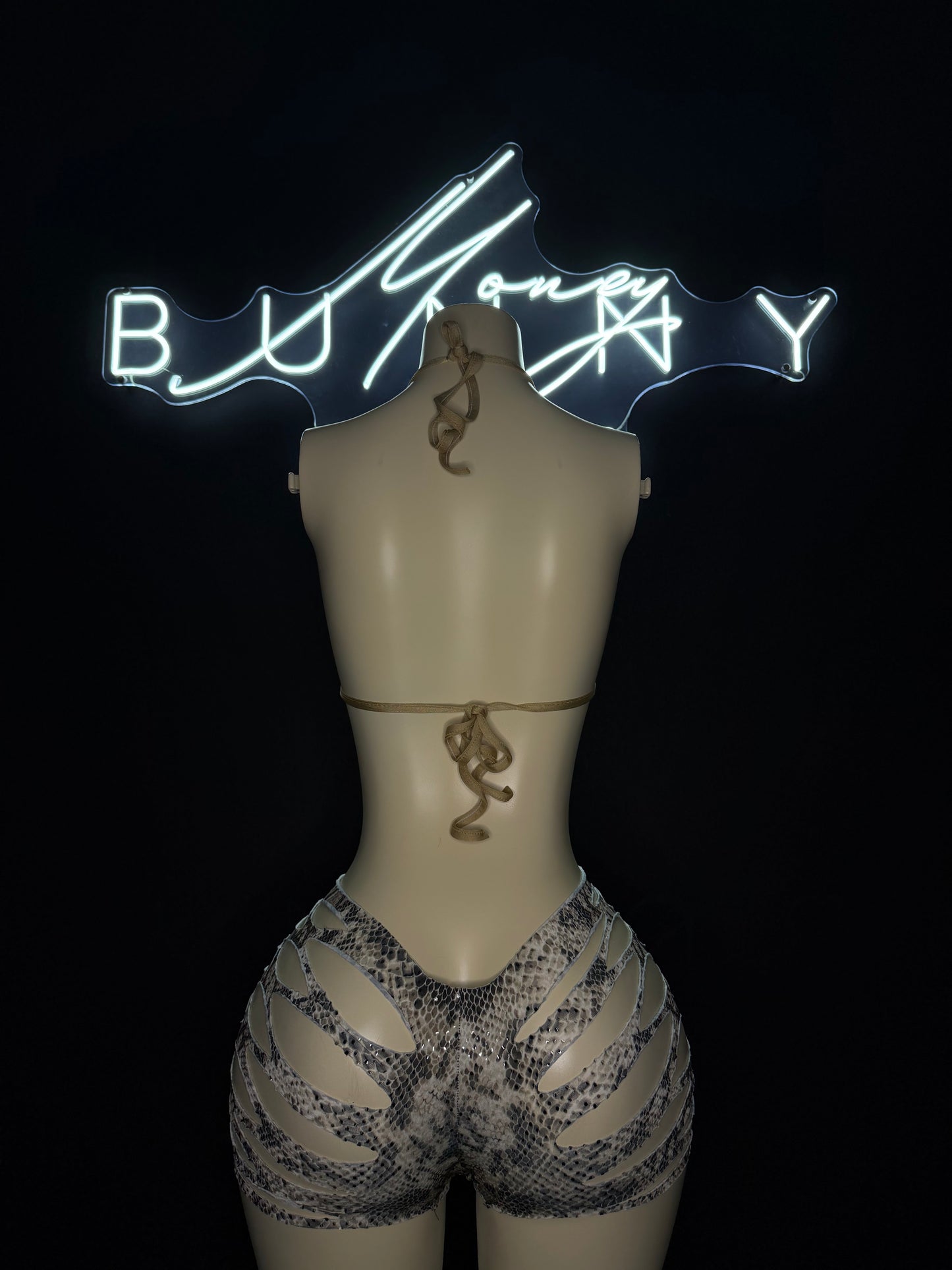 SavageSeduction— Snake Print Short Set Fits S-L