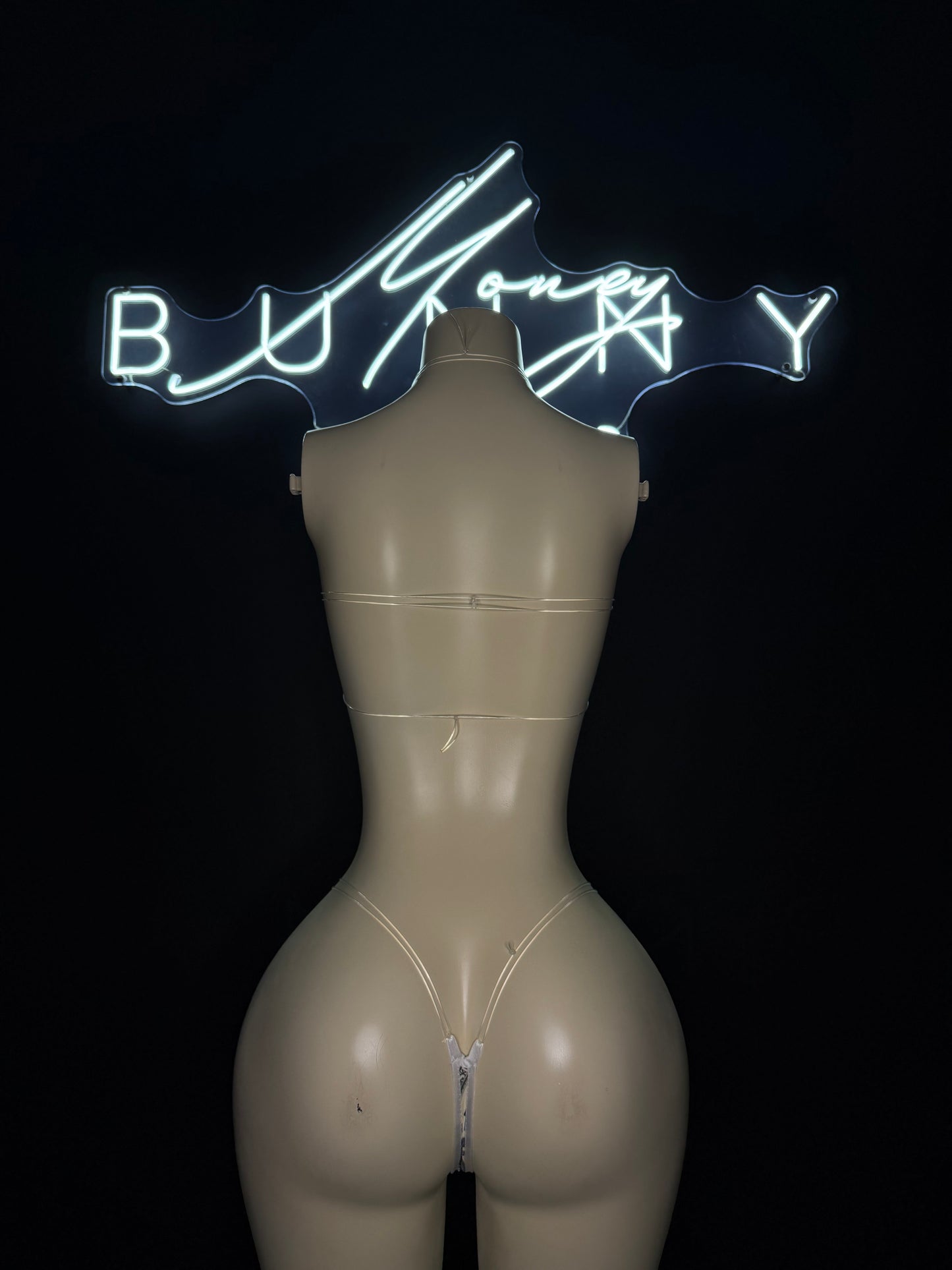 Mula— White & $ Print Set Fits S-M