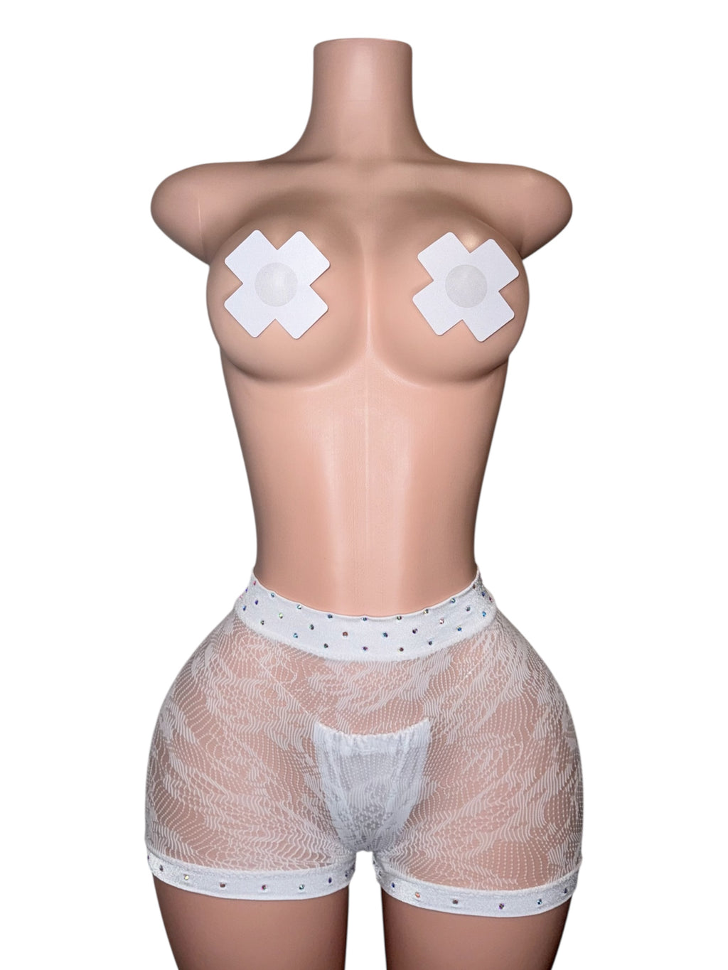 Diamond Sheer Lounge Short Set