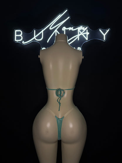 GlowDoll— Shimmer Mint Set Fits S-L