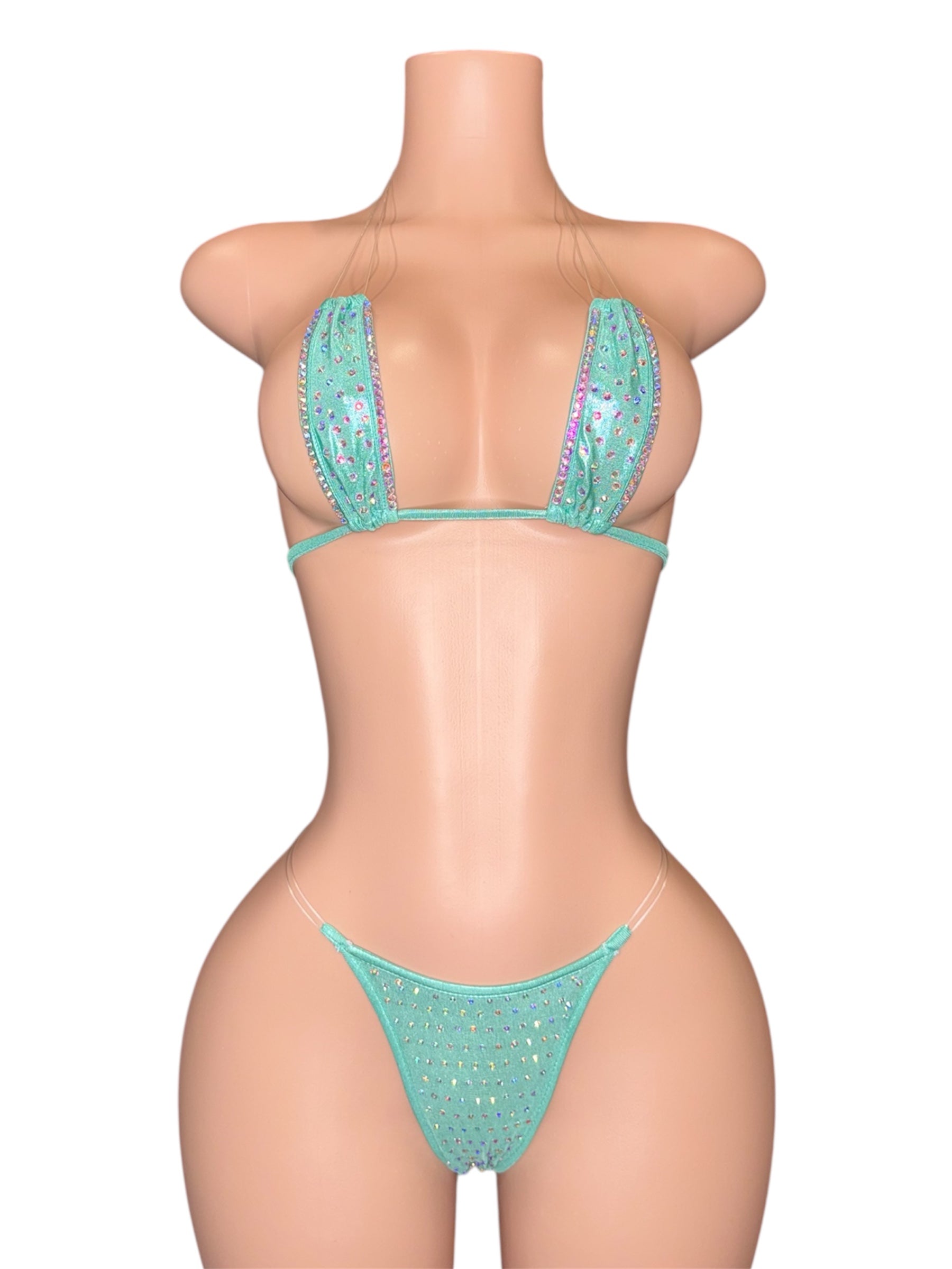 Mint Crystal Drip Set