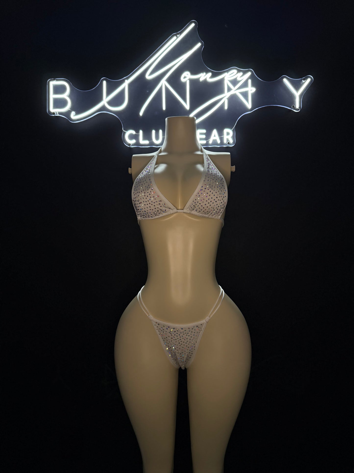 BadHabit— White Bikini Fits S-L