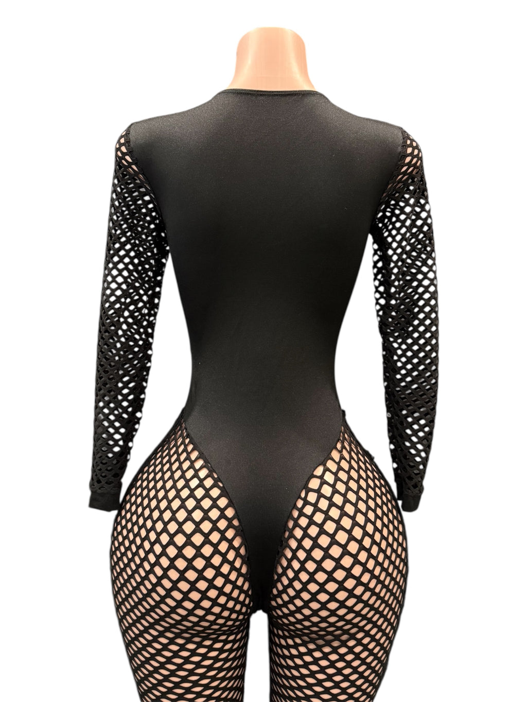 Midnight Shift Fishnet Bodysuit