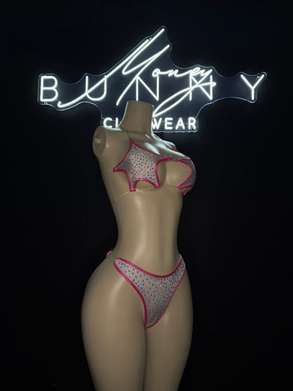 CandyTrap— White & Pink Set Fits S-M