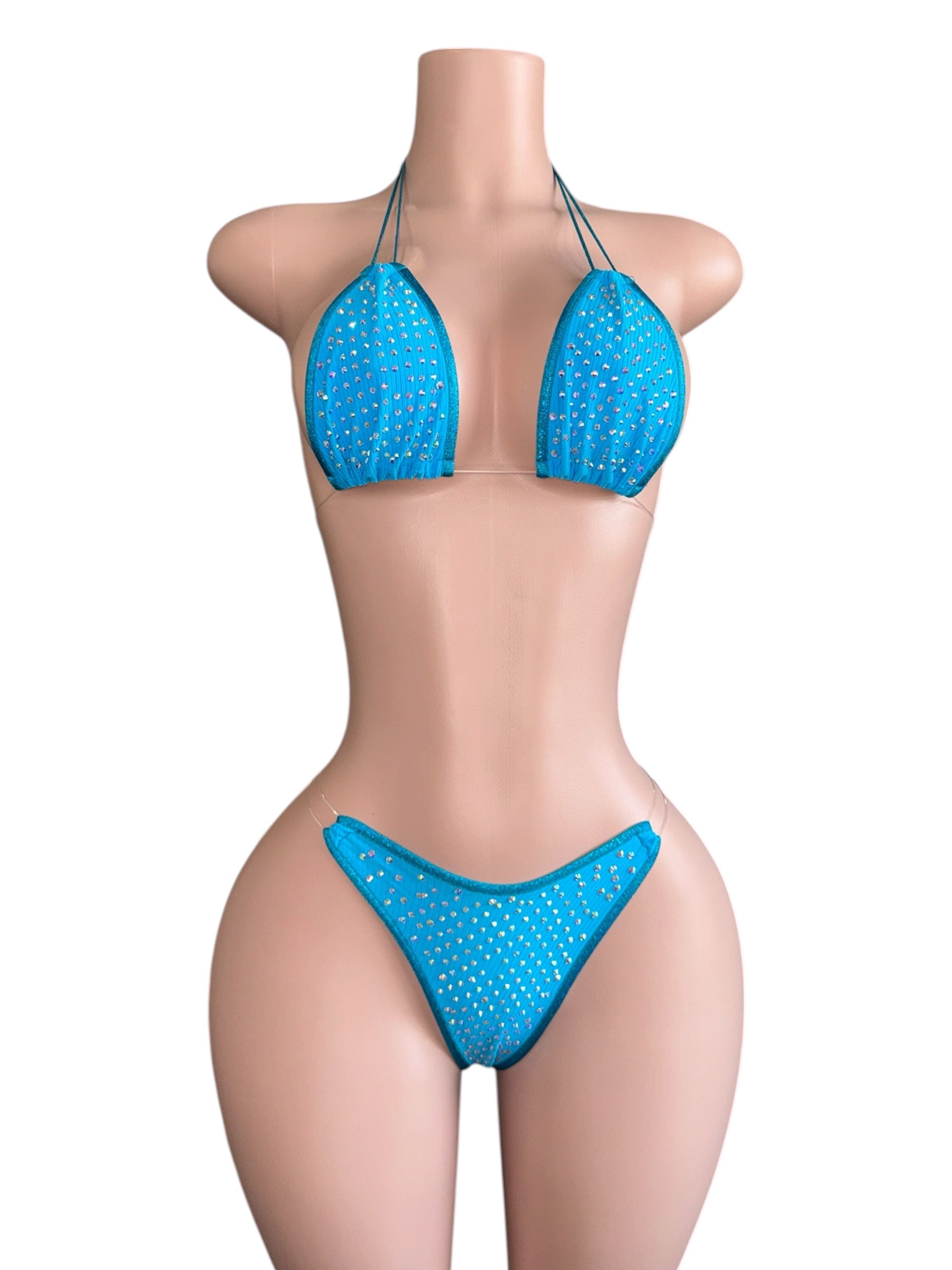Ocean Drip Rhinestone Bikini