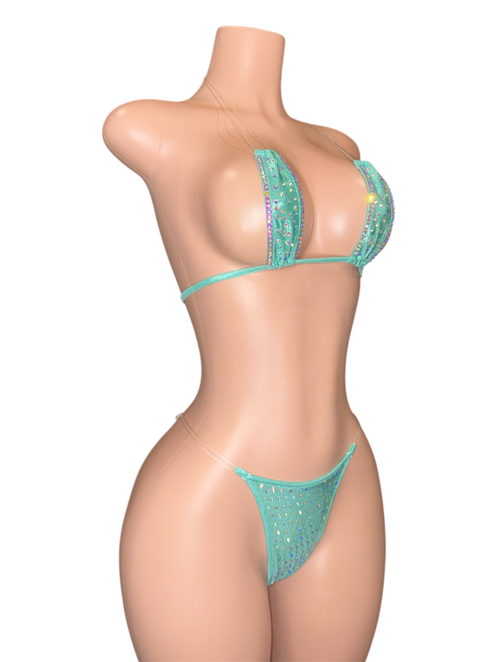 Mint Crystal Drip Set