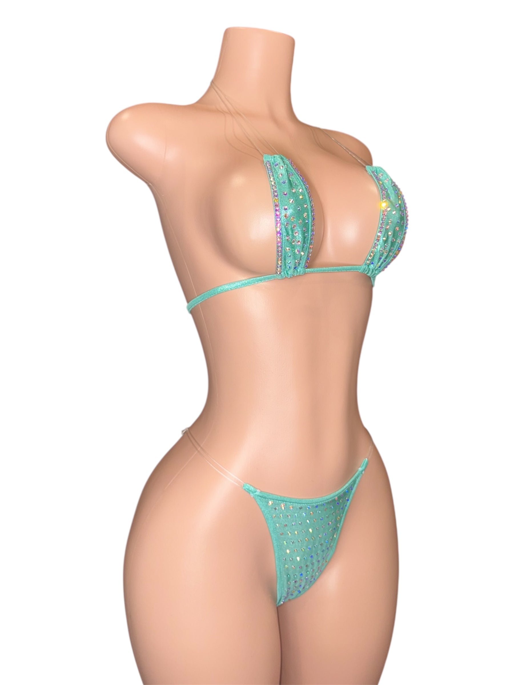 Mint Crystal Drip Set