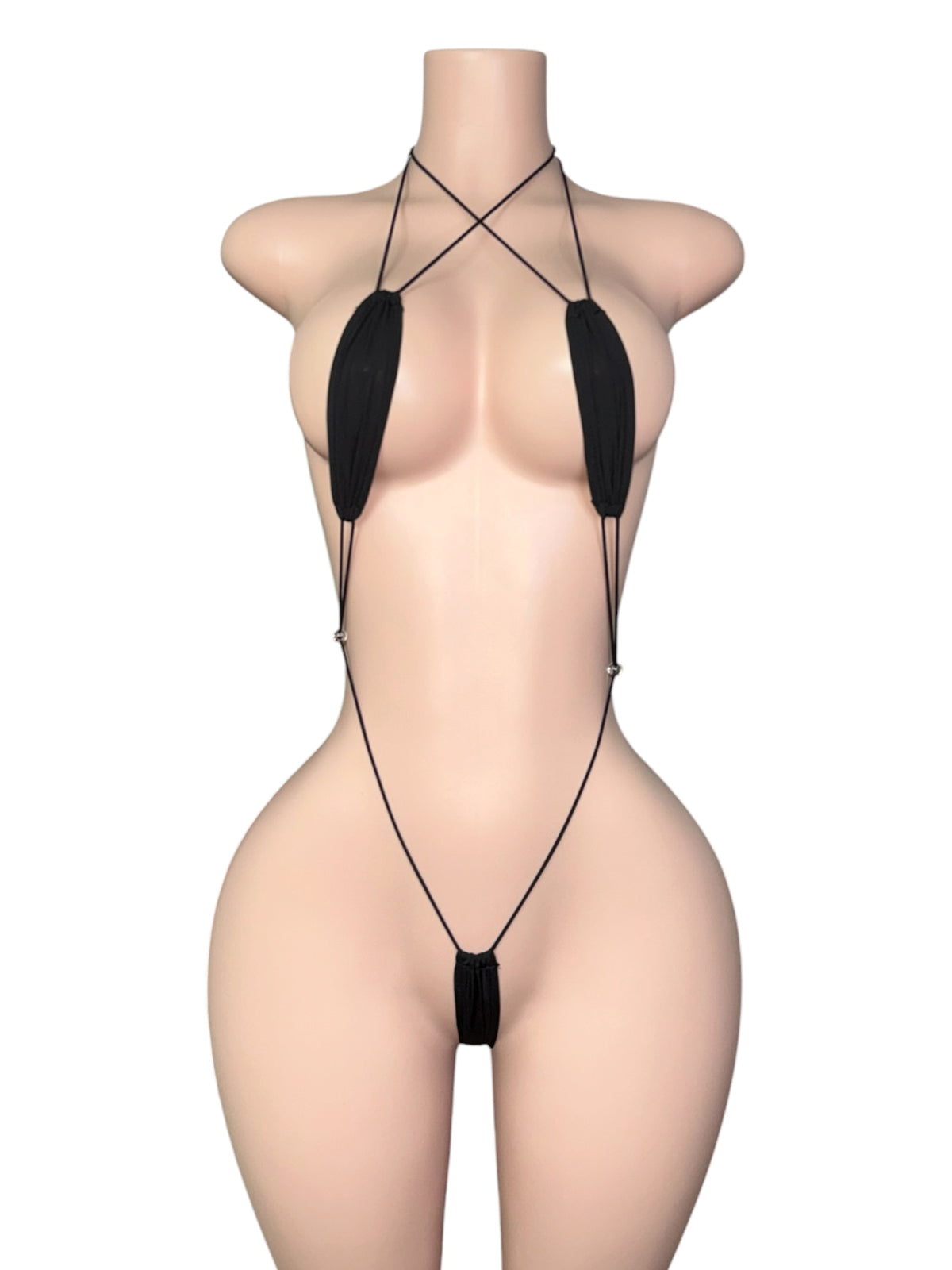 Barely There Black Micro Bodysuit
