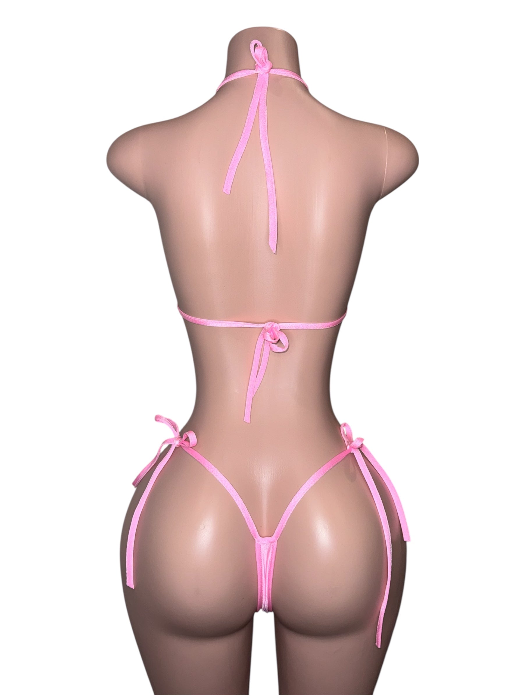 Pink Champagne Crystal Set