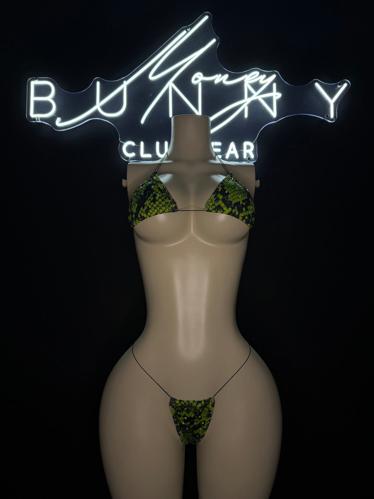 SlimeBall— Green Snake Micro Bikini