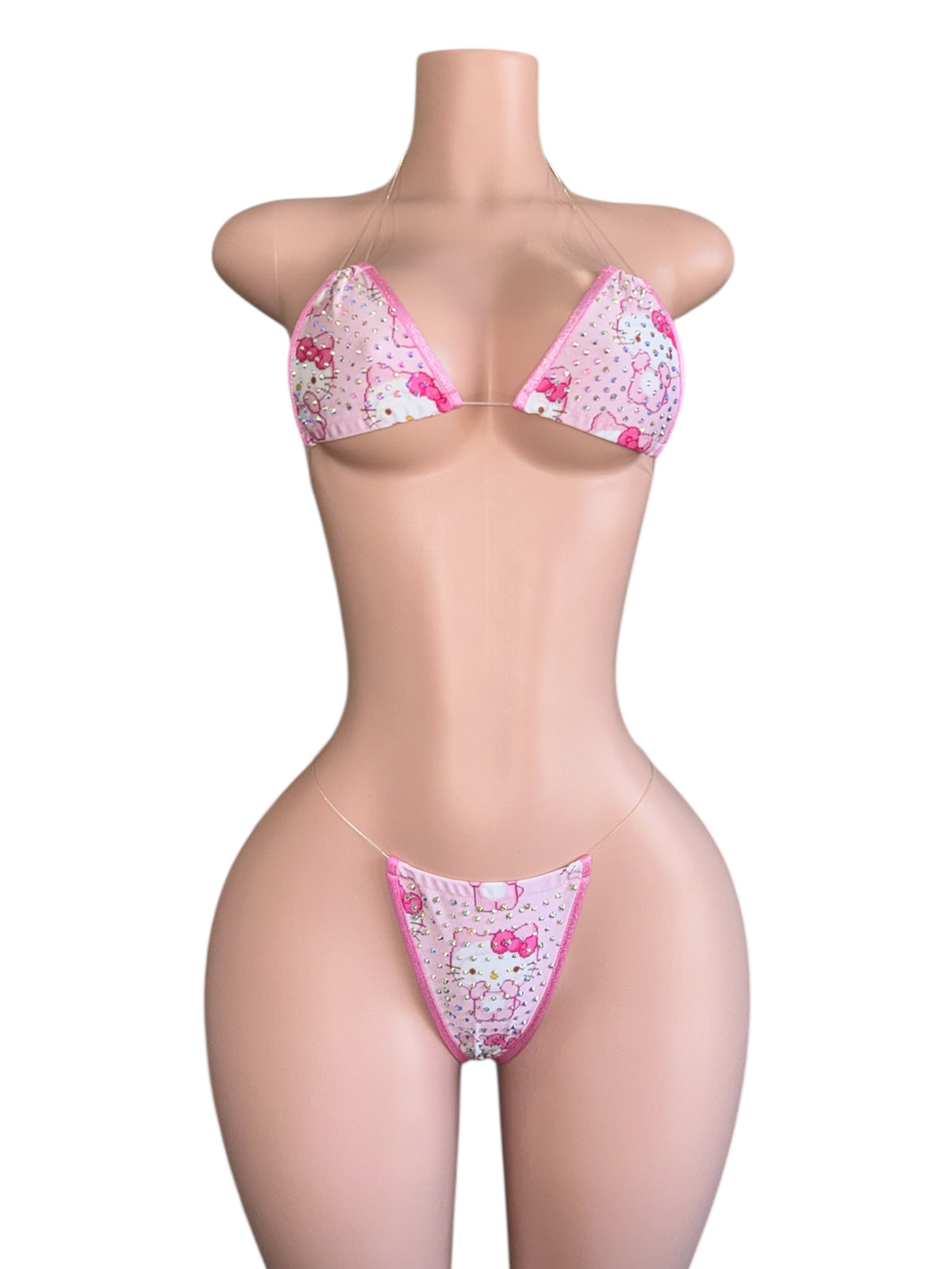 Pink Kitty Bikini