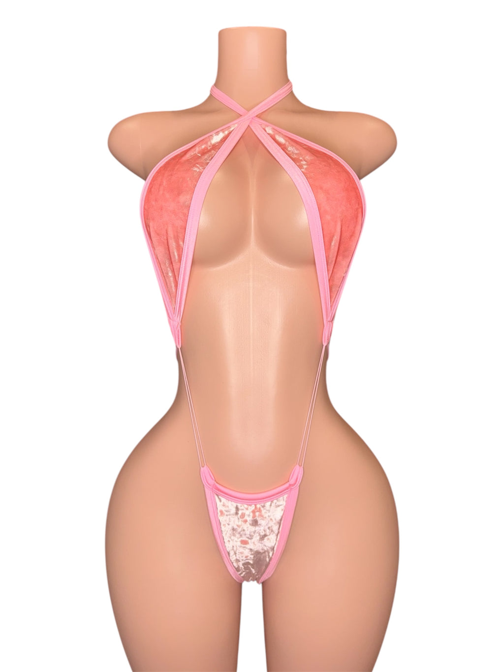 Pink Velvet Vixen Set