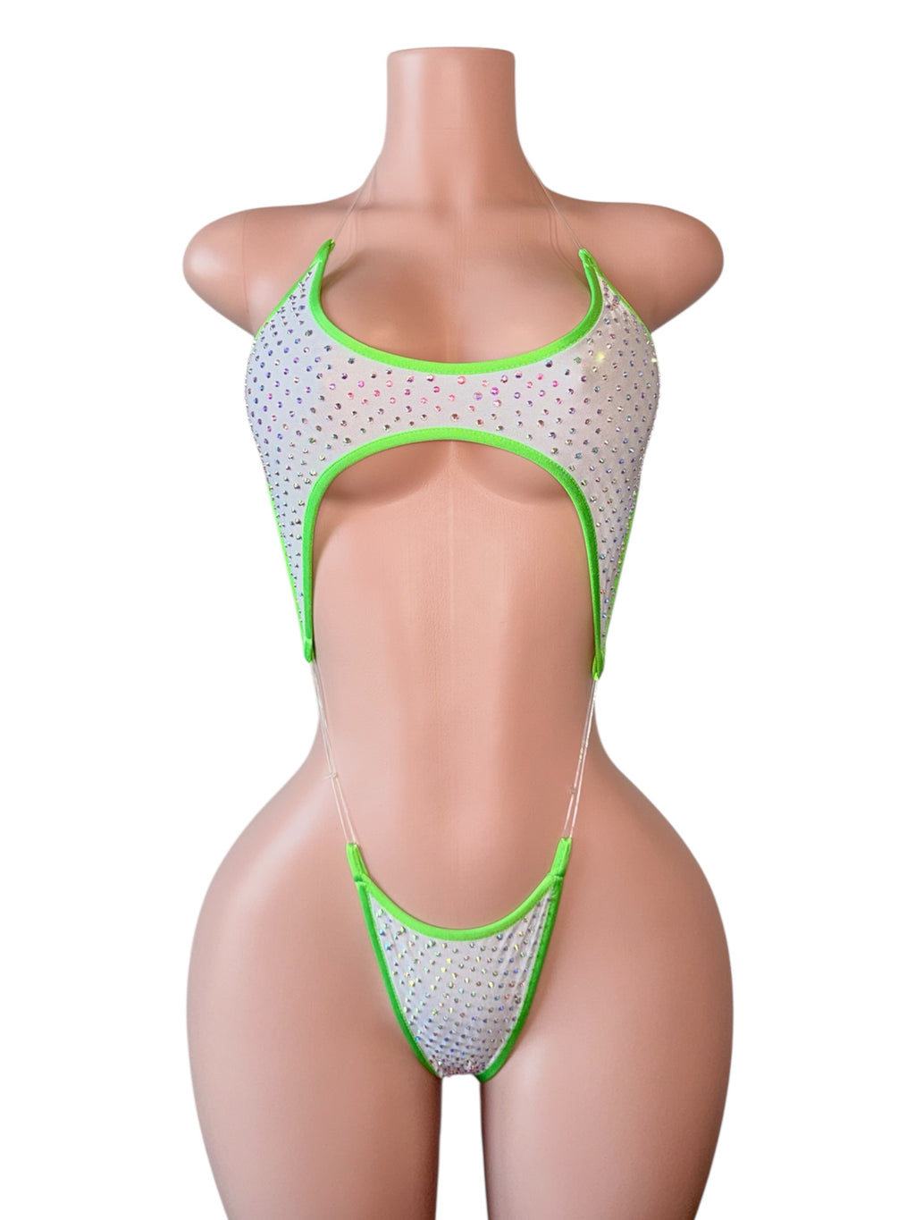 Neon Drip Rhinestone Cutout Set