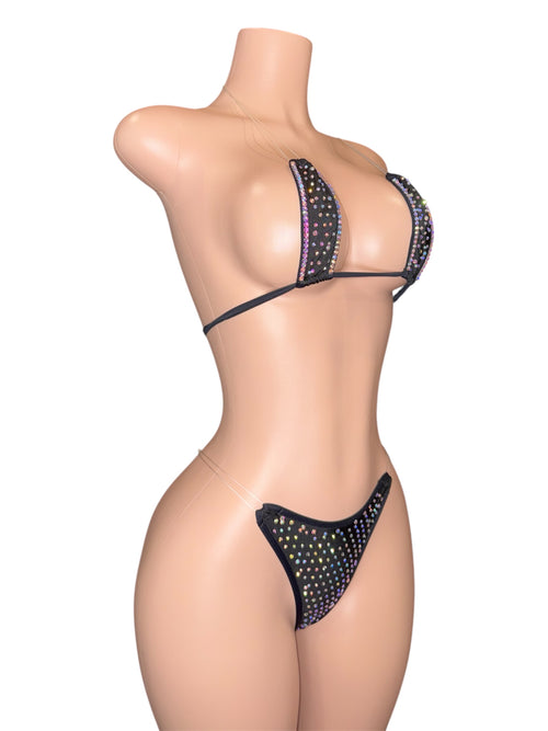 After Hours Spark Rhinestone Bikini Set