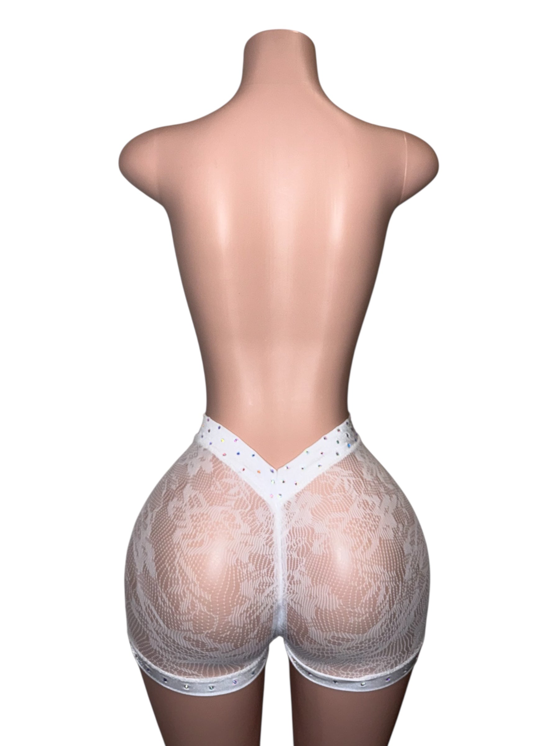 Diamond Sheer Lounge Short Set