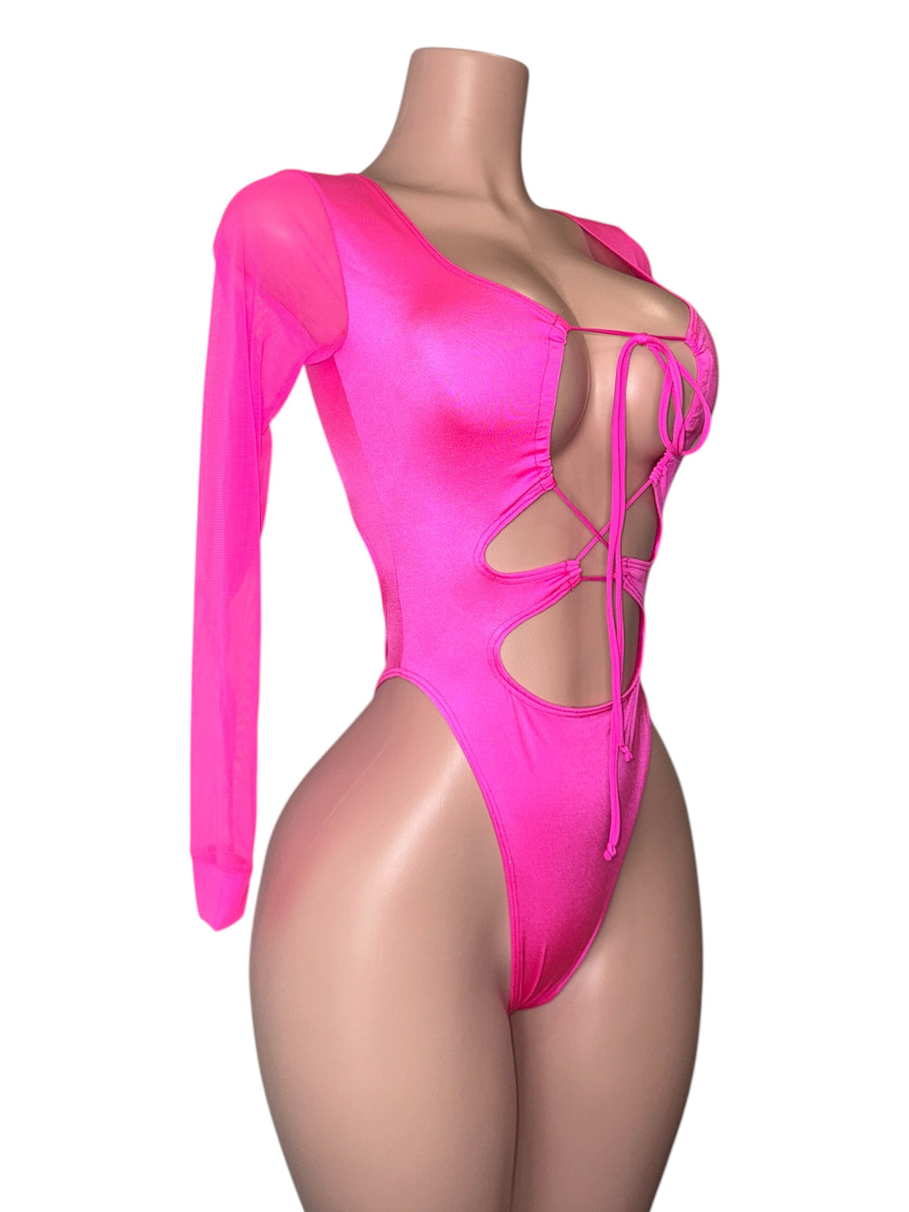 Doll Lace-Up Snatch Bodysuit