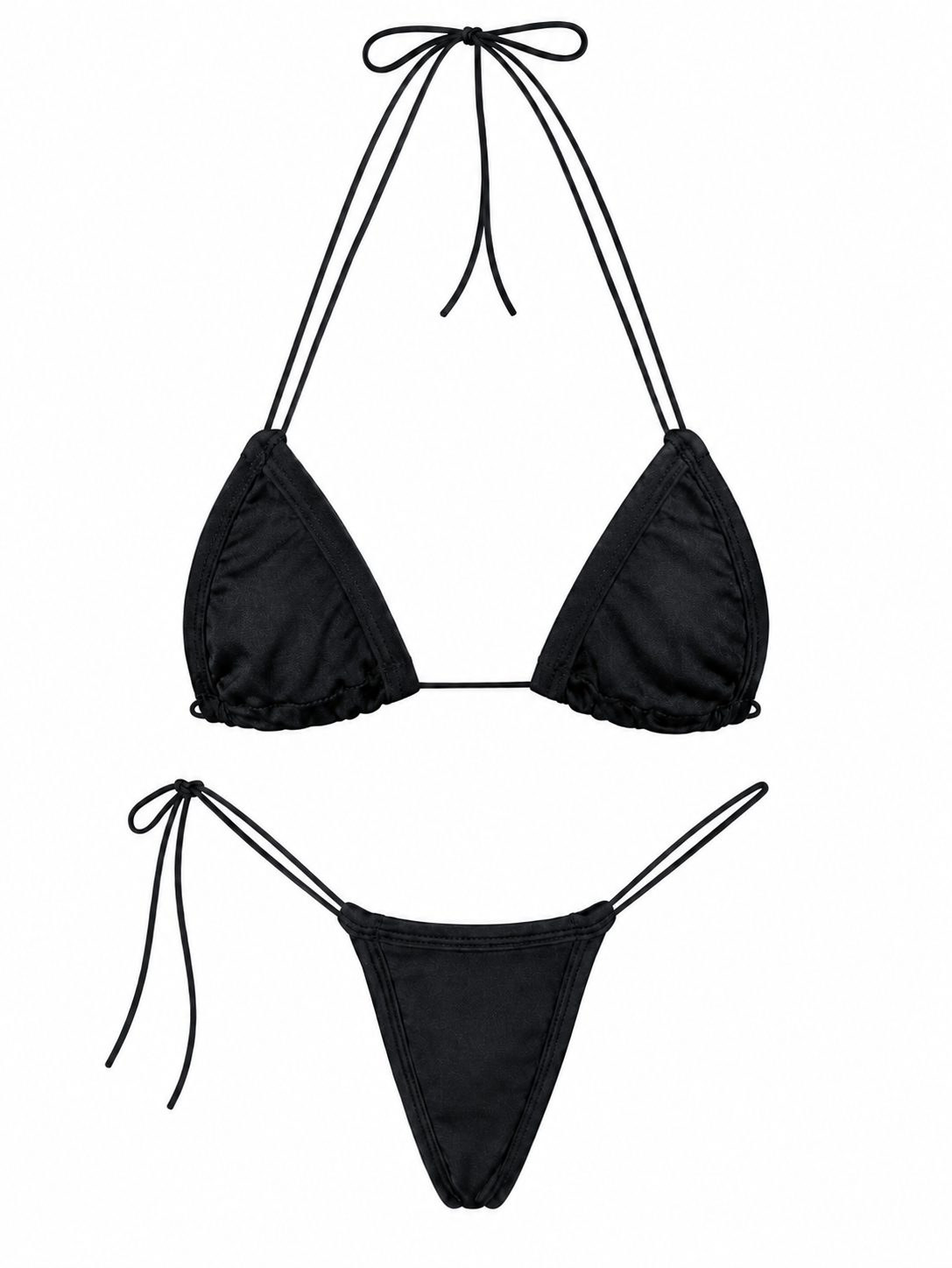 Basic Black Mirco Bikini