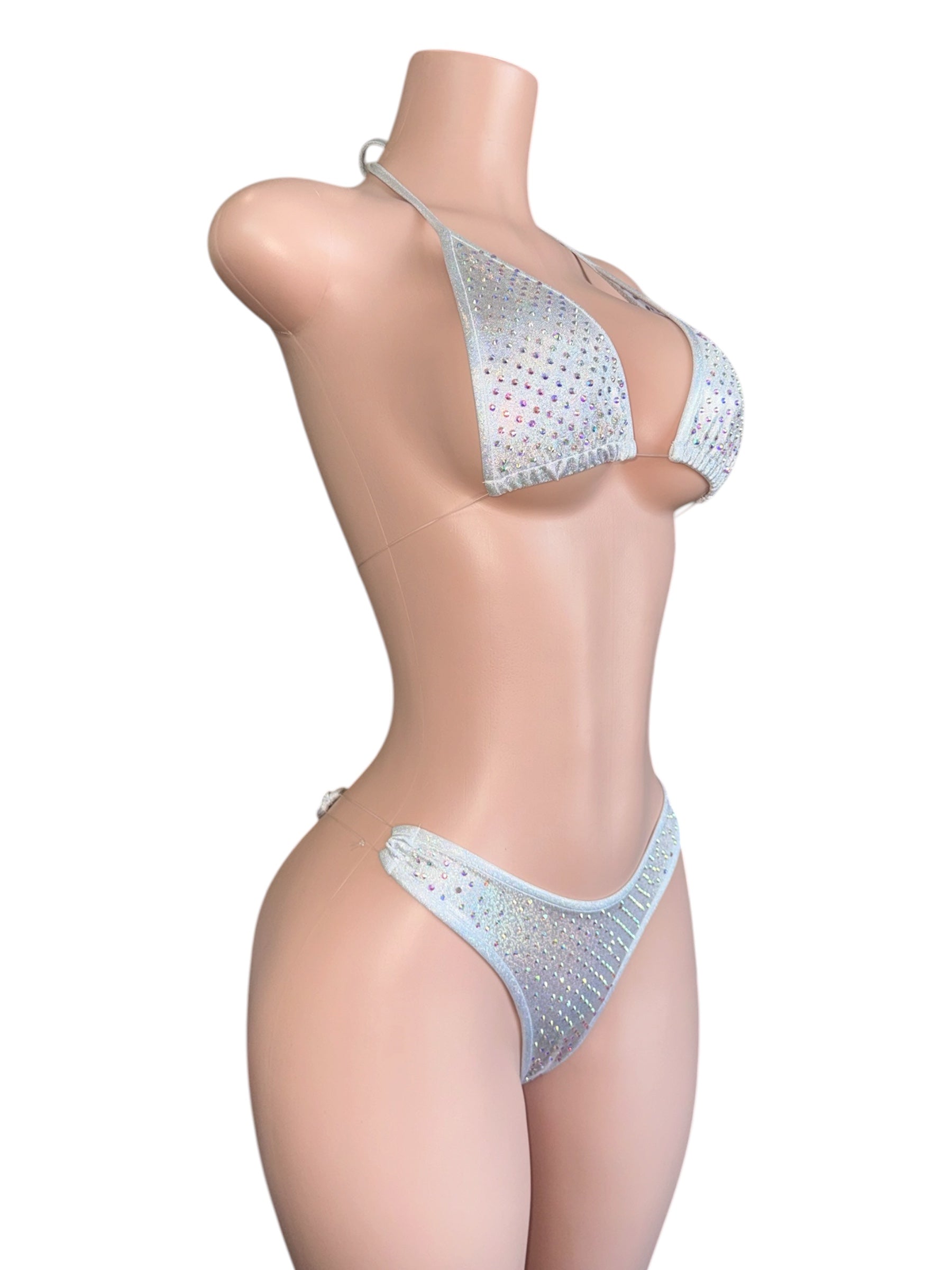 Icy Drip Rhinestone Bikini