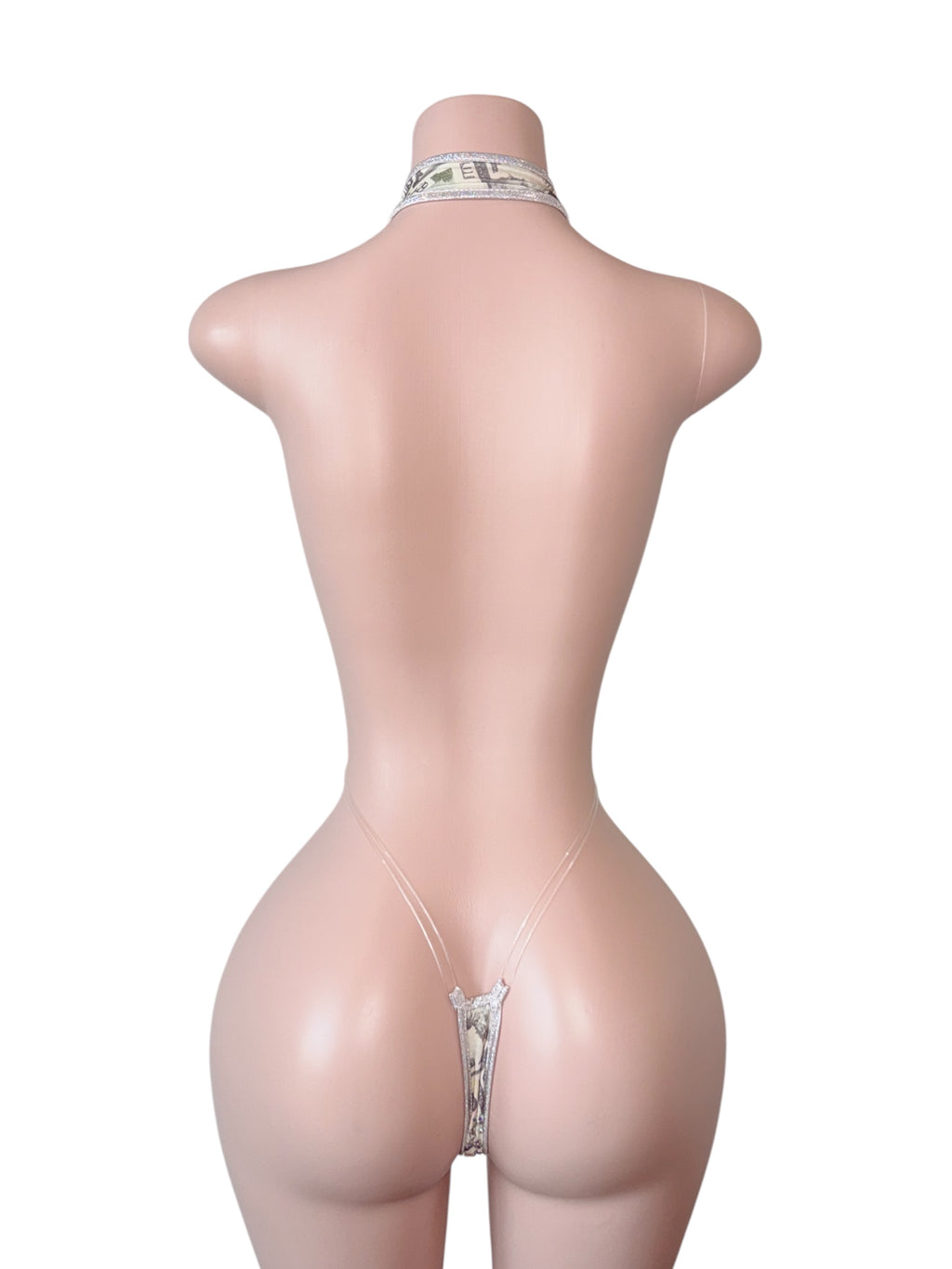 Cash Flow Rhinestone Halter Set