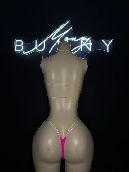 Mula— Pink & $ Print Set Fits S-M