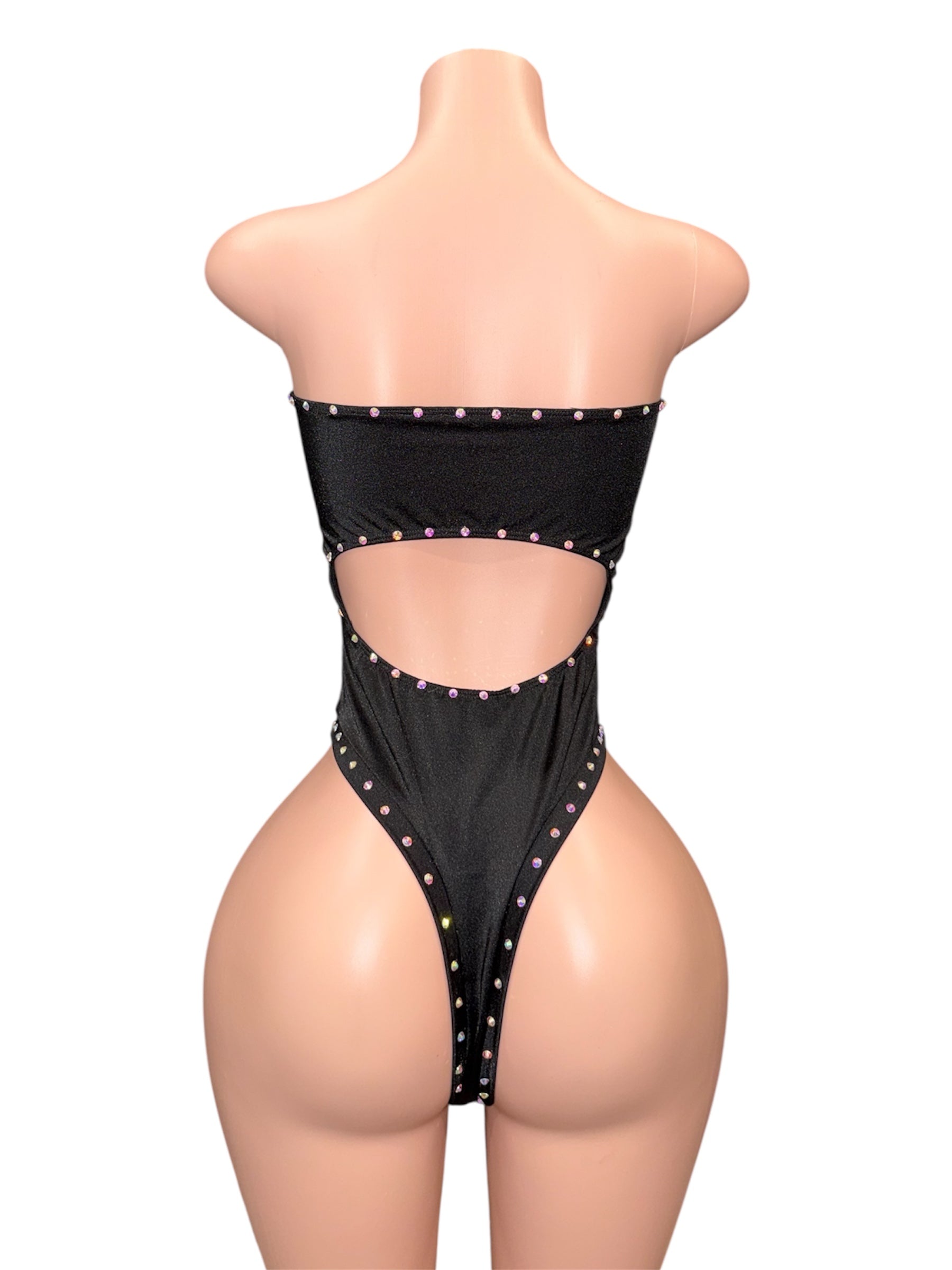 After Hours Lace-Up Bodysuit