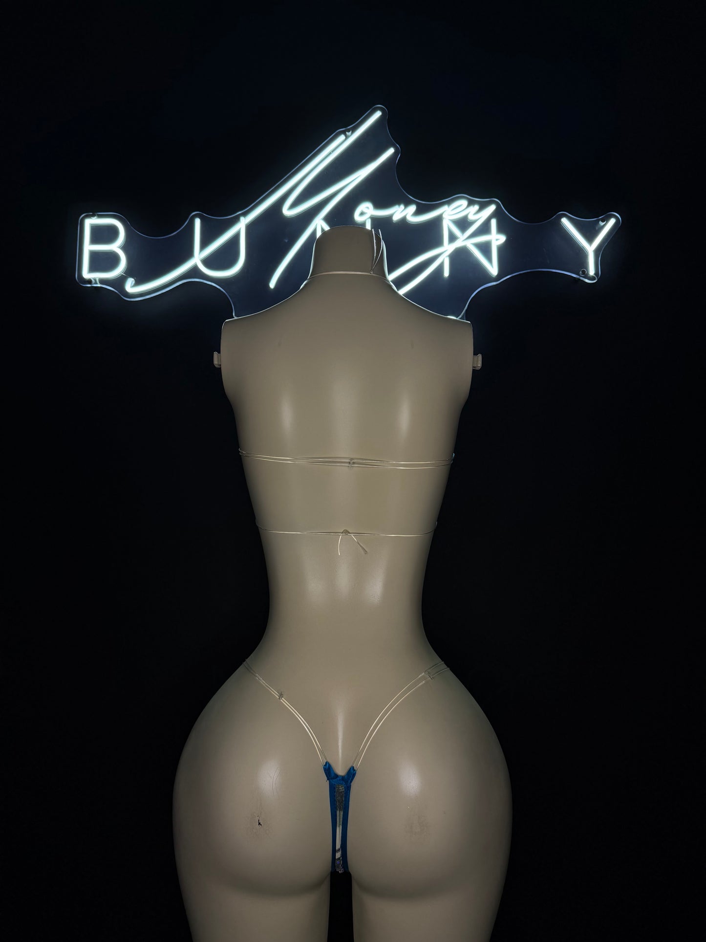 Mula— Blue & $ Print Set Fits S-M