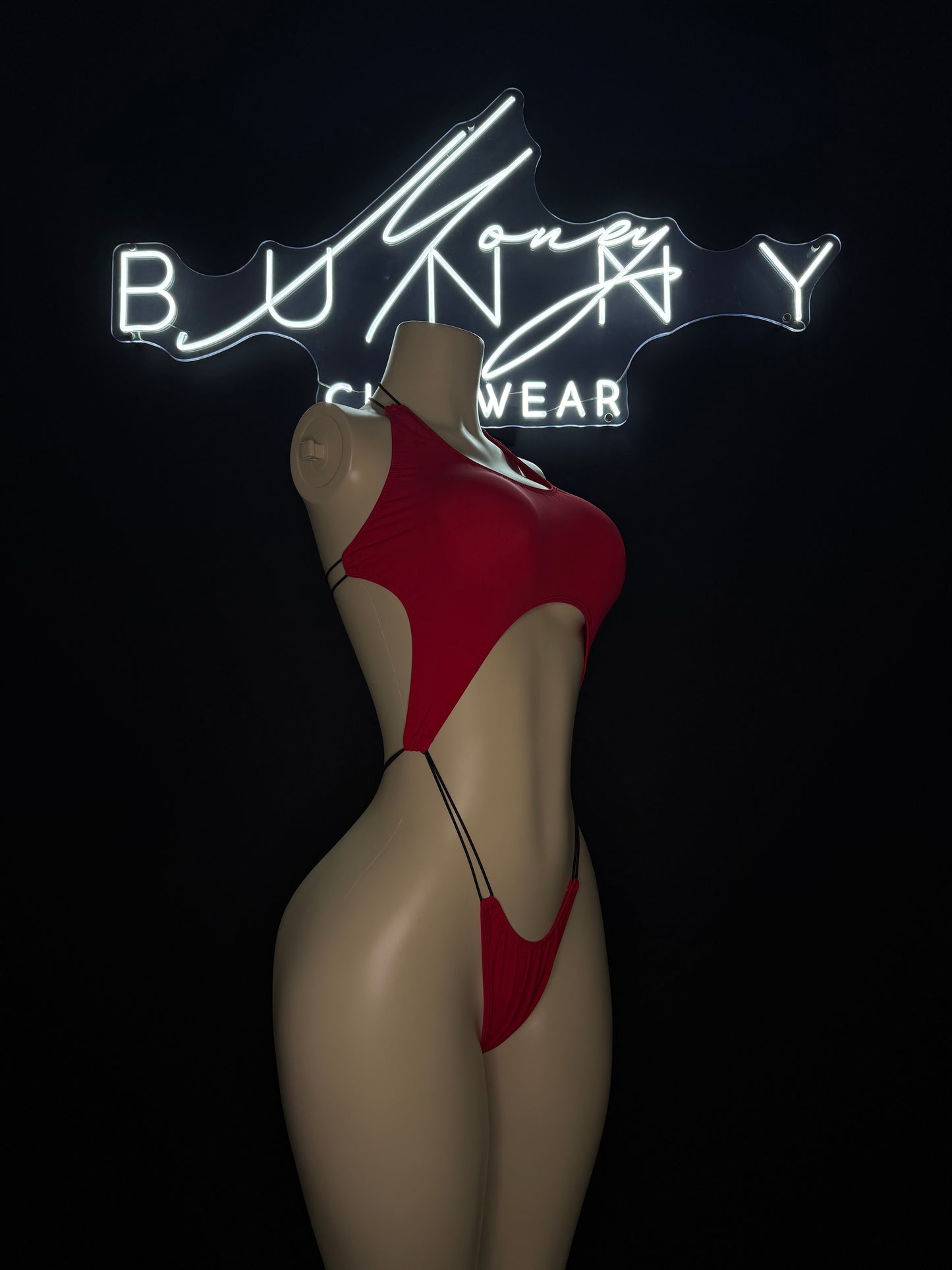 DramaQueen— Red One Piece Fits M-L