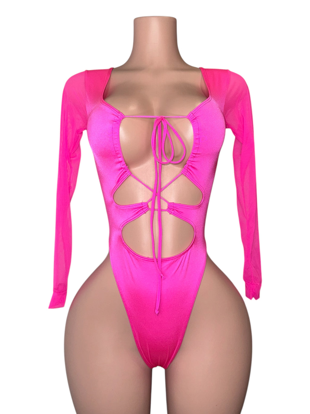 Doll Lace-Up Snatch Bodysuit