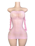 Pink Whisper Mini Dress