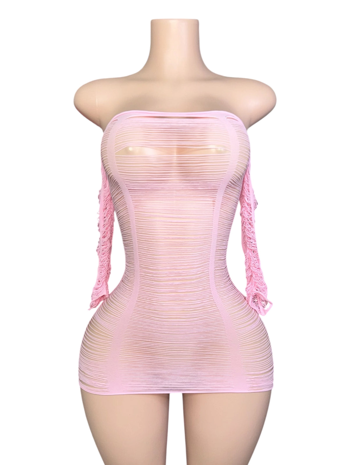 Pink Whisper Mini Dress