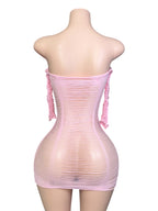 Pink Whisper Mini Dress